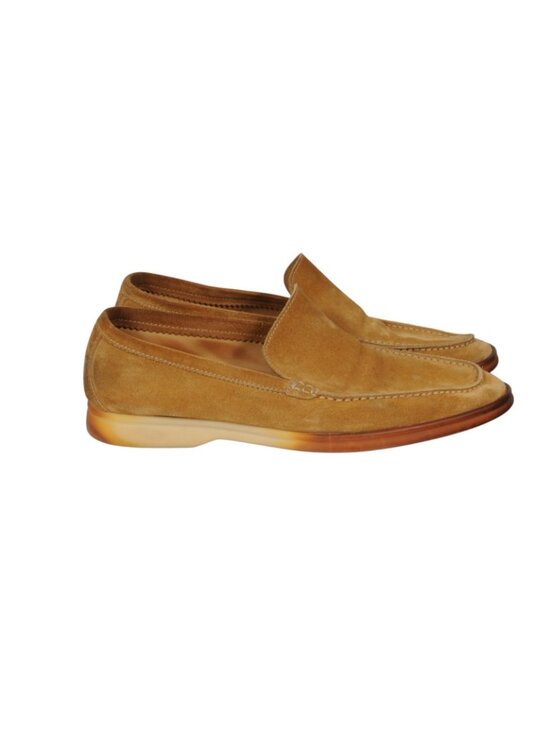 Loro Piana Summer Walk Size US8.5 EU41.5 Brown Tan Suede Slip On Loafer main image 8